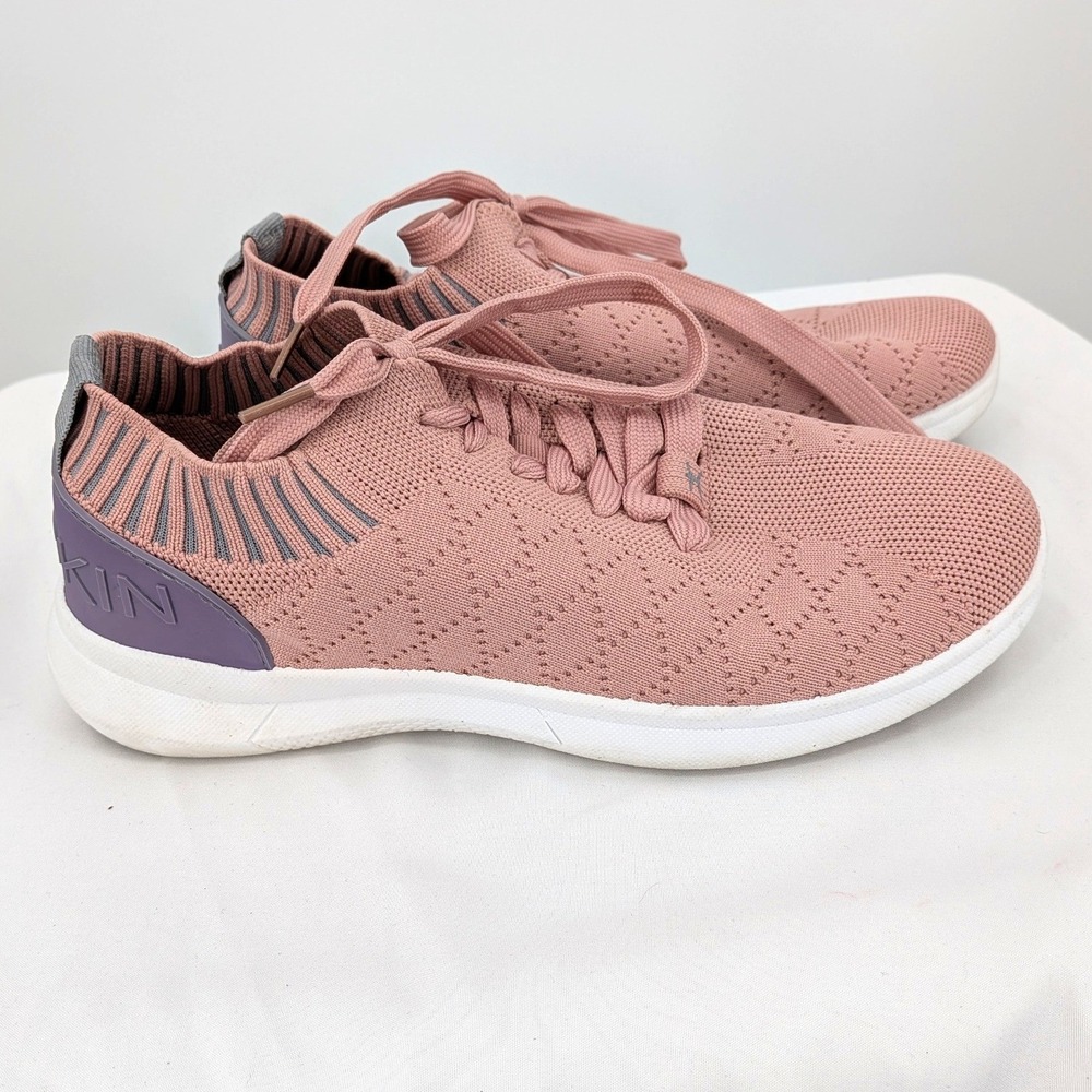 Danskin Knit Sneakers‎ Women's 8 Pink Lightweight Athleisure